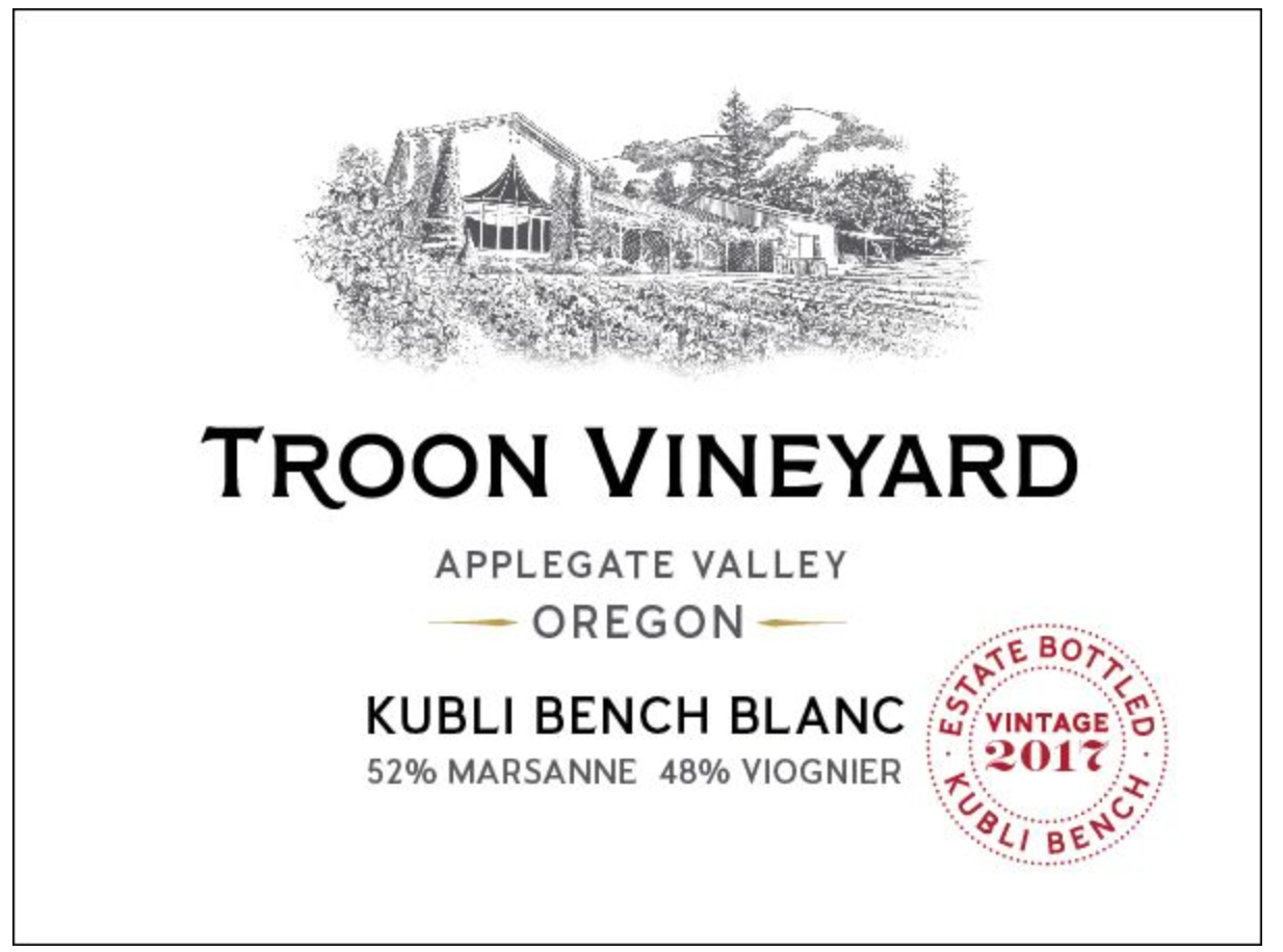 2017 Troon Vineyard, Kubli Bench Blanc - Qorkz
