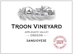 2017 Troon Vineyard Estate Sangiovese - Qorkz