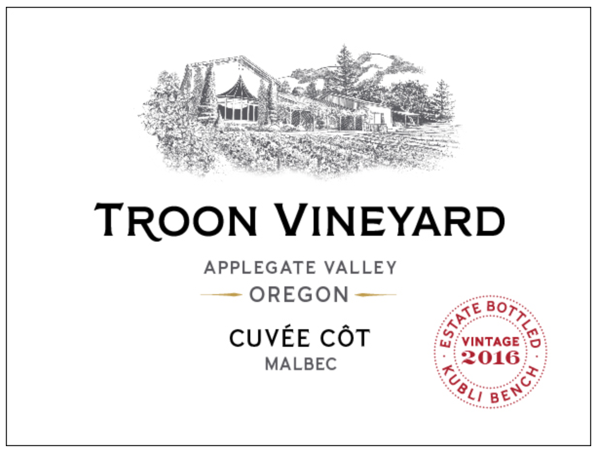 2016 Troon Vineyard Cuvée Côt Malbec, Applegate Valley, Estate Bottled - Qorkz